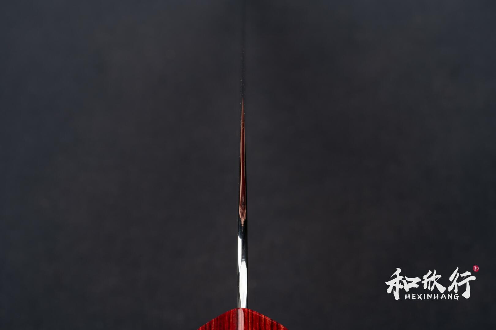 小林包丁｜小林圭Kei Kobayashi SG2 粉末鋼大馬士革紋牛刀240mm 七角柄